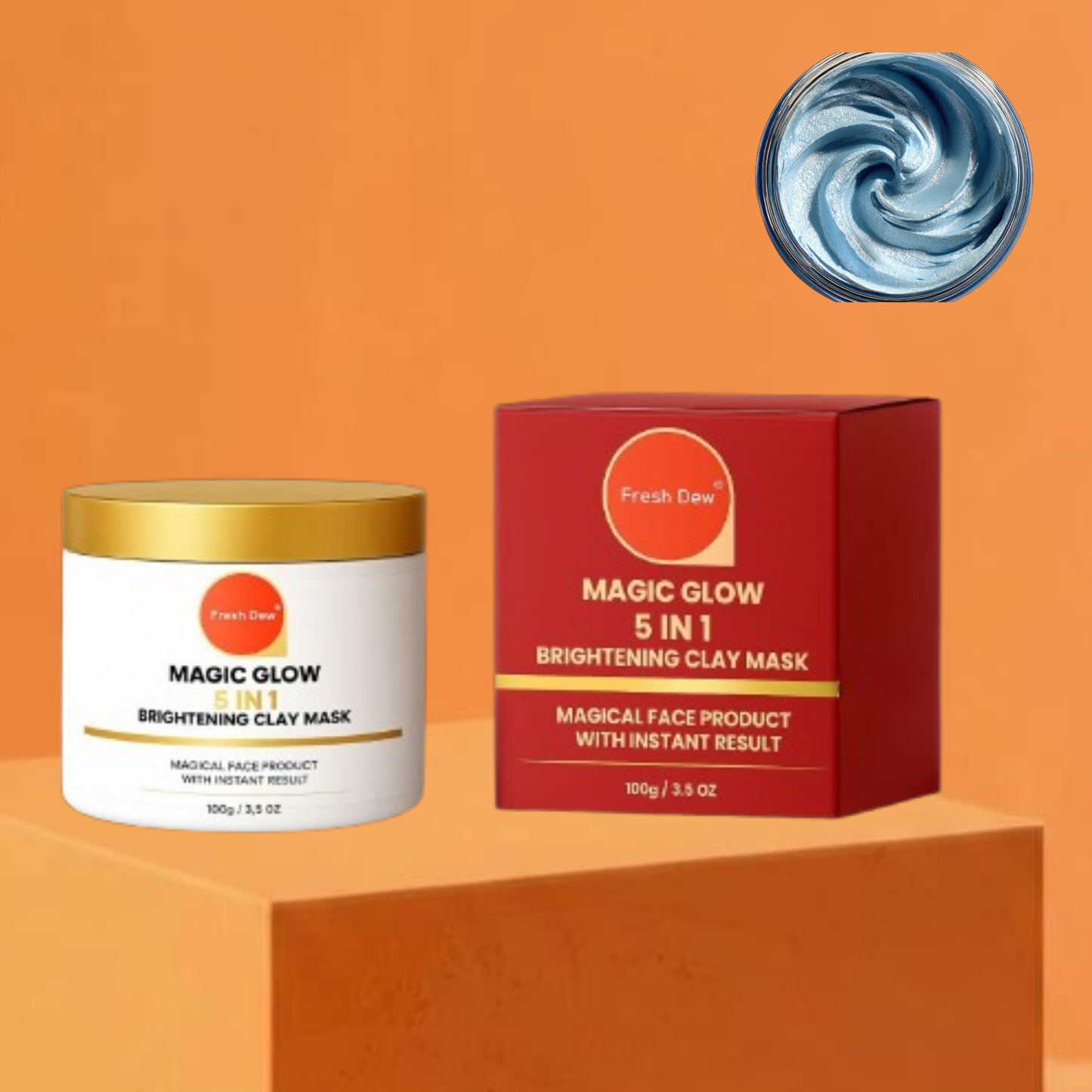 Fresh Dew Magic Glow Brightening Face Mask - 100G